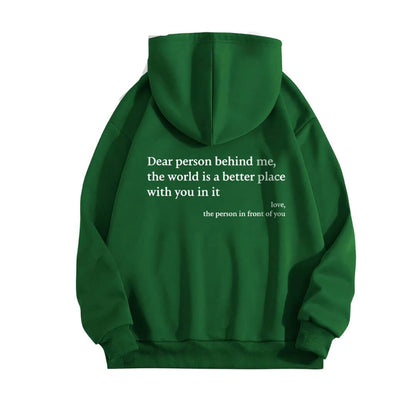 "Dear Person Behind Me" Hoodie